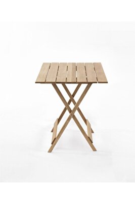 Ahşap Meşe Masif Katlanır Masa - -, Bahçe, Balkon ,salon, Yemek, Çocuk Odası Masası ürün fotoğrafı