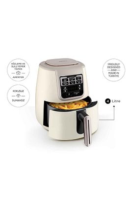Air Pro Cook 3 In 1 Xl Ev Yemeği, Közleme, Sulu Yemek Tencereli Airfryer İconic Beige 4 Kişilik ürün fotoğrafı