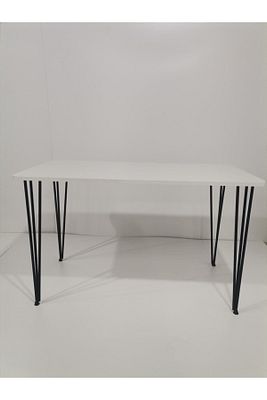 60×120 Metal Ayaklı Masa Mutfak Masası Çalışma Masası Bilgisayar Masası ürün fotoğrafı