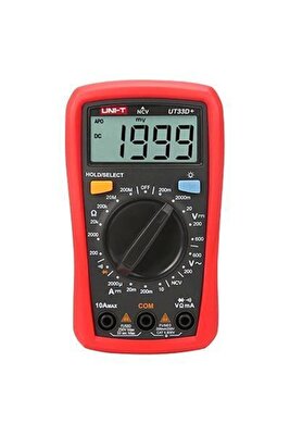 Unı-t Ut33d 600v 10a Dijital Multimetre Ölçü Aleti ürün fotoğrafı