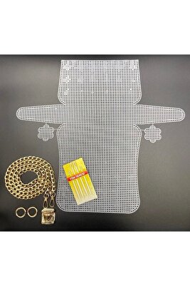 Plastik Çanta Kanvas Altın Seti ürün fotoğrafı