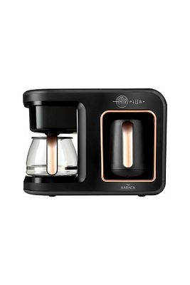 Hatır Plus 2 In 1 Black Copper Filtre Ve Türk Kahvesi Makinesi ürün fotoğrafı