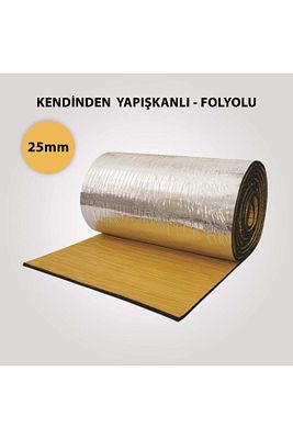 Shuıvan Pa-flex Elastomerik Kauçuk 25mm – 10m² Folyolu Yapışkanlı ürün fotoğrafı