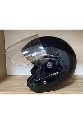 Kırılmaz Özellikli Motosiklet Yarım Kask ürün fotoğrafı