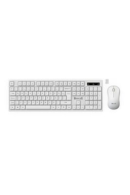 Kablosuz Klavye Mouse Seti Türkçe Q Klavye Sessiz Usb’li Klavye Fare Set Beyaz ürün fotoğrafı