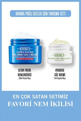 Ultra Facial Oil-Free Cream & Avokadolu Göz Kremi Nem İkilisi Seti ürün fotoğrafı