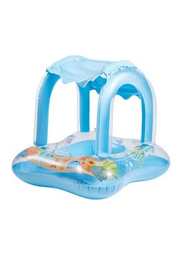 BABY FLOAT BEBEK & ÇOCUK GÖLGELİKLİ DENİZ SİMİDİ-CAN SİMİDİ-BEBEK BOTU-0-5 YAŞ-ŞİŞME BOT ürün fotoğrafı