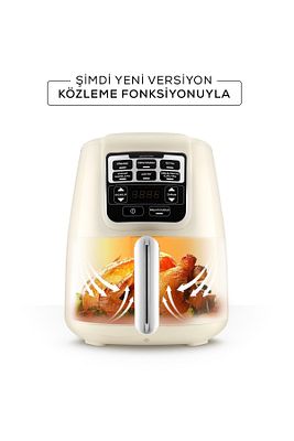 Fritöz Air Pro Cook Köz Xl Airfryer Starlight 4 Kişilik 6783seri ürün fotoğrafı