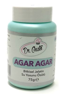 Dr Gusto Agar Agar Tozu- Bitkisel Jelatin (75 gr) ürün fotoğrafı