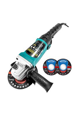 Dm803 Devir Ayarlı Spral Taşlama Makinası Avuç Içi Taşlama 115 Mm 2 Adet Disk Hediye ürün fotoğrafı