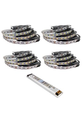 Şerit Led 20 Metre Beyaz 16,5 Amper Ultra Slim Trafo Iç Mekan ürün fotoğrafı