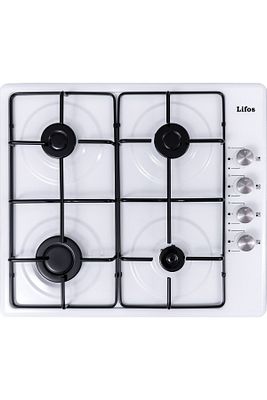 Lifos Set Üstü Otomatik Çakmaklı 4lü Beyaz Tüplü Çakmaklı Ocak ürün fotoğrafı