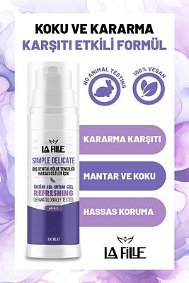Genital Bölge Koku Kaşıntı Mantar Ve Kararma Karşıtı Beyazlatıcı Ph Dengeli Intim Köpük 150ml ürün fotoğrafı