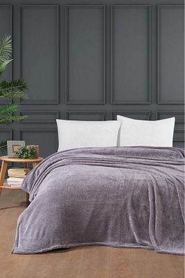 Holly Wellsoft Çift Kişilik Battaniye 190x220 Cm - Gri ürün fotoğrafı
