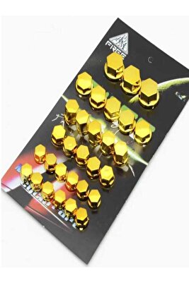 Motosiklet Dekoratif Vida Civata Kapağı Gold 30 Parça ürün fotoğrafı