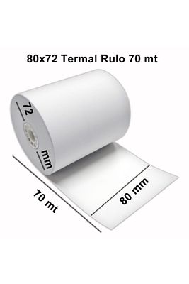 80x70 Metre Termal Adisyon Rulosu 10'lu Paket ürün fotoğrafı