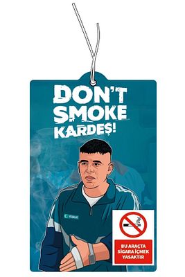 Sıfır Bir Cio Don't Smoke Kardeş Sigara İçilmez Tasarımlı Komik Dekoratif Araç Kokusu ve Aksesuarı ürün fotoğrafı