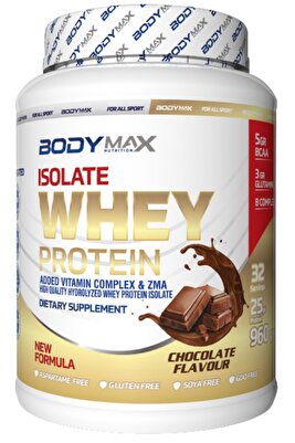 Isolate Whey Protein 960g | Çikolata Aromalı | %90 Protein Oranı | 32 Servis ürün fotoğrafı