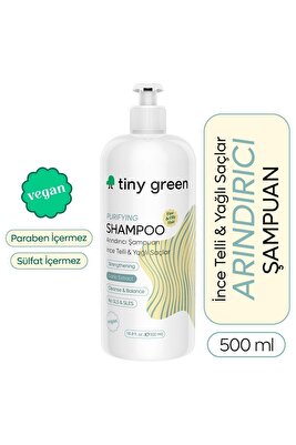 İnce Telli ve Yağlı Saçlar Şampuan 500 ml ürün fotoğrafı