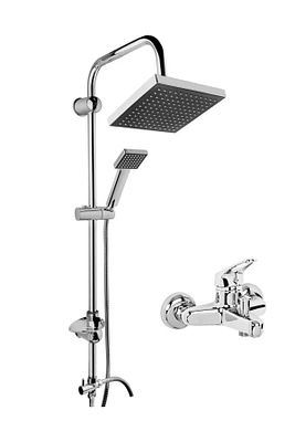 Robot Tepe Duş Sistemi Çok Fonksiyonlu Yağmurlama Duş Seti Aç Kapa Banyo Bataryalı ürün fotoğrafı