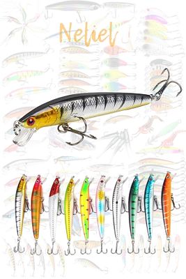 10cm 9gr Minnow, Sahte Yem, Lures,rapala,suni Yem,spin, Maket ,levrek, Lüfer, Çupra, Kefal, Turna ürün fotoğrafı