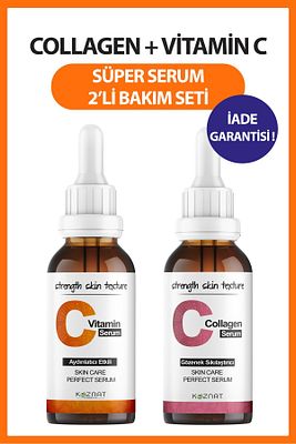 C Vitamini Collagen 2' Li Serum Paketi ürün fotoğrafı