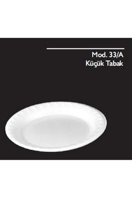 Mod 33/a 100 Lü Pk Çap : 18 Cm Küçük Köpük Tabak & Anı ürün fotoğrafı