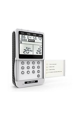 Ev-906 4 Kanallı Tens Ems Fizik Tedavi Cihazı Adaptörlü ürün fotoğrafı