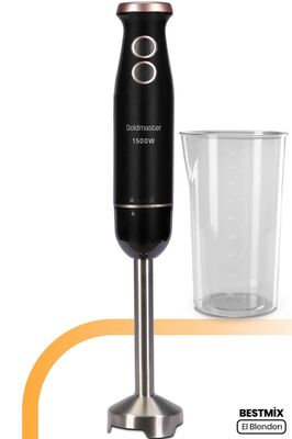 Bestmix Hazneli 1500w 4 Bıçaklı Paslanmaz Çubuk El Blender Seti Gm-7272 ürün fotoğrafı