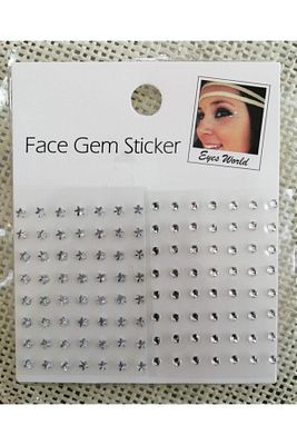 Vücut Ve Yüz Taşı Stickers 100 Adet ürün fotoğrafı