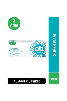 Tampon Süper Plus Yeni 16'lı X3 ürün fotoğrafı