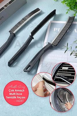Çok Amaçlı Multi İnce Temizlik Fırçası Derz Arası Banyo Mutfak Lavabo Detay Temizleme Fırçası 1 ADET ürün fotoğrafı