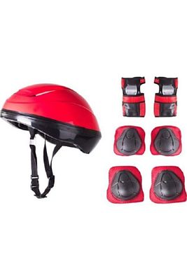 Kask Dizlik Dirseklik Koruyucu Set Paten Scooter Kay Kay Koruyucu Set ürün fotoğrafı