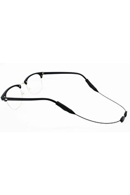 Uzun ve Kısa Ayarlı Gözlük İpi Siyah Renk Unisex ürün fotoğrafı
