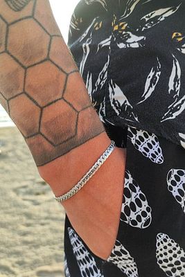 Unisex Urban Kararmaz Gümüş Çelik Bileklik ürün fotoğrafı
