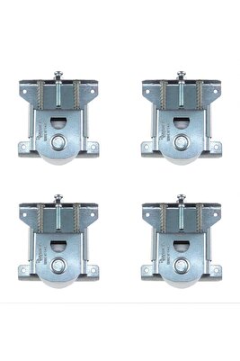 Seta Pkm80 Sürgülü Dolap Kapağı Tekeri 4 Adet Gardrop Mekanizması - Tekerlekler - Tek Ebat ürün fotoğrafı