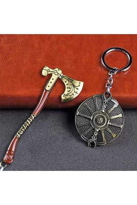 God Of War Kratos Leviathan Balta ve Koruyucu Kalkan Anahtarlık (2adet) ürün fotoğrafı