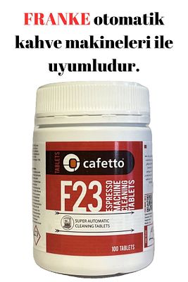 F23 Otomatik Kahve Makinesi Temizlik Tableti - 100 Adet- 2,3 Gr/adet Franke® Uyumlu ürün fotoğrafı