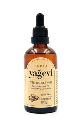 Soğuk Sıkım Tatlı Badem Yağı (%100 Saf) 100 Ml ürün fotoğrafı