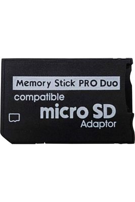Psp Memory Stick Pro Duo Adaptör Psp Hafıza Kartı Adaptör Mikro Sd Kart Çevirici ürün fotoğrafı