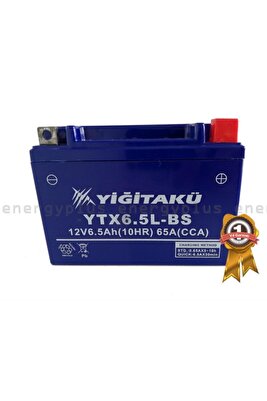 12 V 6.5 Ah-amper Akü,ytx6,5l Motosiklet Aküsü ürün fotoğrafı