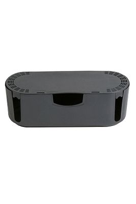 Kablo Düzenleyici Çoklu Priz Kutusu Kablo Organizer ( Koyu Füme ) ürün fotoğrafı