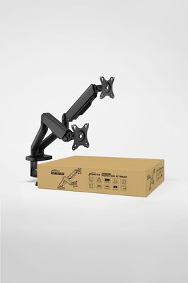 Mnt-46 Ikili Monitör Standı - Monitör Tutucu - Monitör Aparatı ürün fotoğrafı