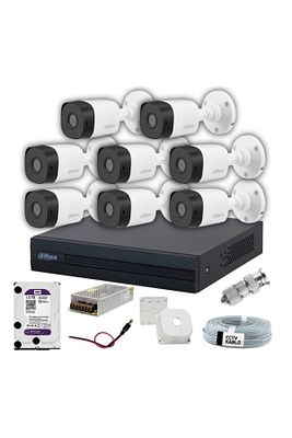 8 Kameralı Xvr1b08 2mp Hdcvı Full Hazır Set 8li Set ürün fotoğrafı