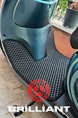 Kuba Brilliant 50cc Motorsiklet Uyumlu Eva Paspas (SİYAH) ürün fotoğrafı