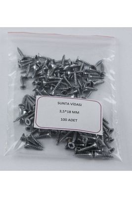 3,5*18 Sunta Vidası ( 100 Adet ) ürün fotoğrafı