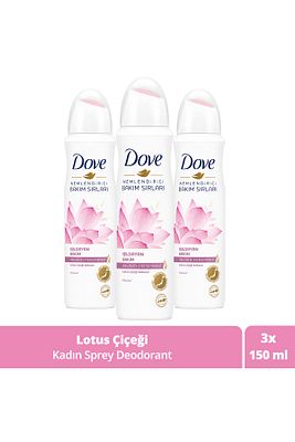 Kadın Sprey Deodorant Işıldayan Bakım Lotus Çiçeği Kokusu 150 ml X3 Adet ürün fotoğrafı