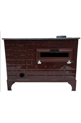 Kovalı Kuzine Soba Odun-kömür Sobası Uyuyan Soba ürün fotoğrafı