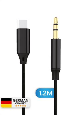 By Deji Type C To Aux 3.5mm Ses Kablosu Stereo Destekli 1.2m ürün fotoğrafı