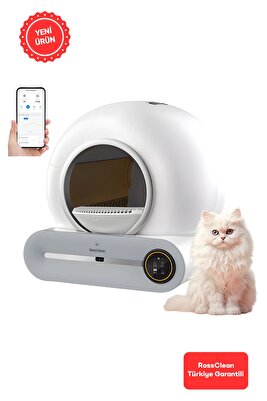 Akıllı Kedi Tuvaleti 74L- App Uygulamalı - Uv Temizleme - Koku Geçirmez Kum Kabı ürün fotoğrafı